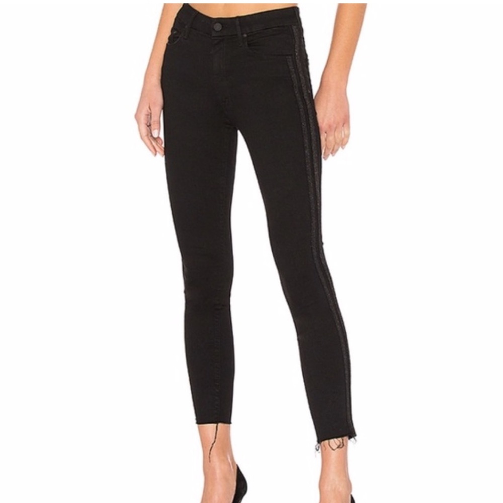 MOTHER HW LOOKER ANKLE FAY WASHED BLACK JEANS, Size 26 Excellent Condition - Picture 9 of 12